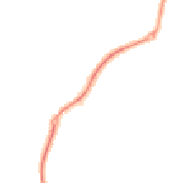 Night-time road noise heatmap for ST8 6BJ