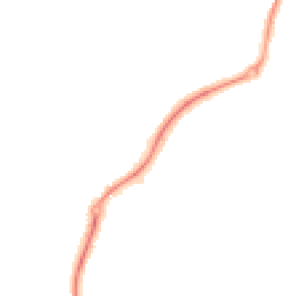 Night-time road noise heatmap for ST8 6BL