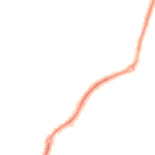 Night-time road noise heatmap for ST8 6BS