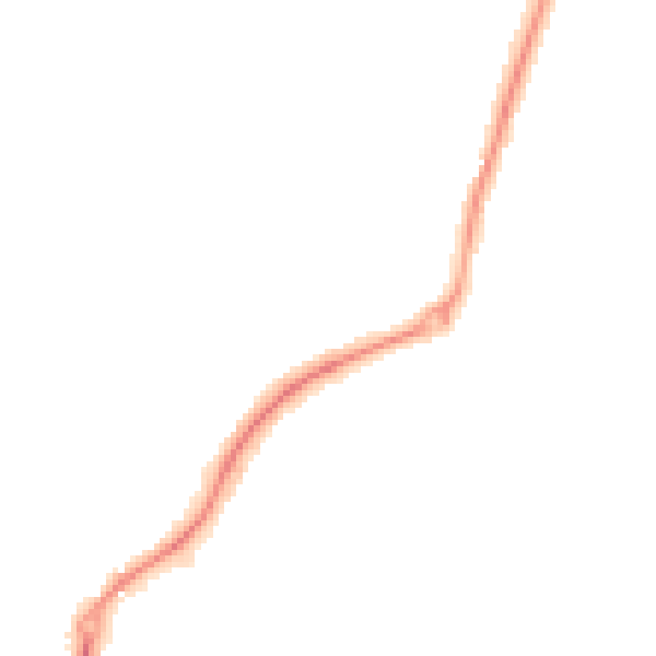 Night-time road noise heatmap for ST8 6BW