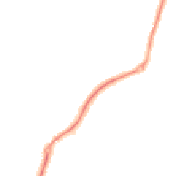 Night-time road noise heatmap for ST8 6BX