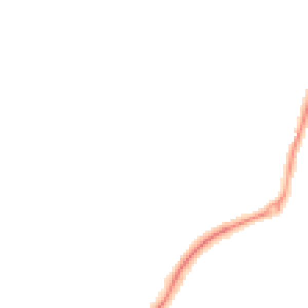 Night-time road noise heatmap for ST8 6DA