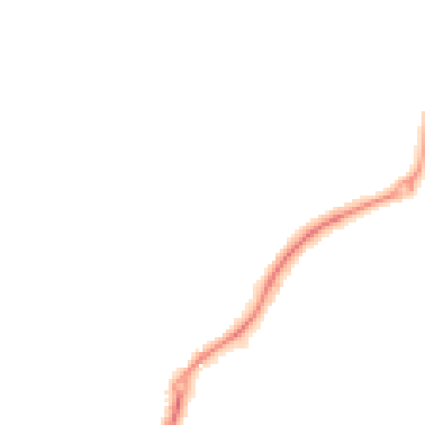 Night-time road noise heatmap for ST8 6DF