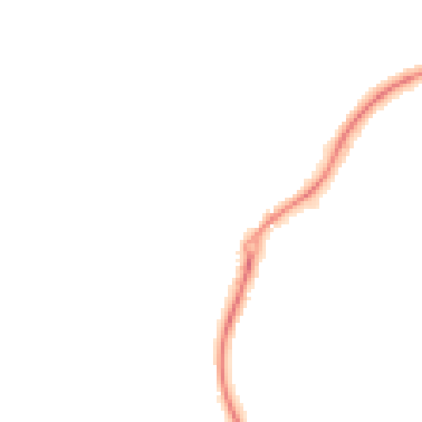 Night-time road noise heatmap for ST8 6DG