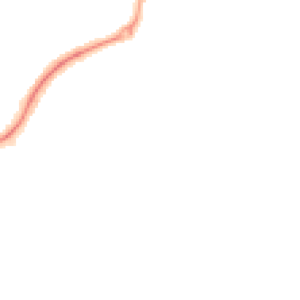 Night-time road noise heatmap for ST8 6DP