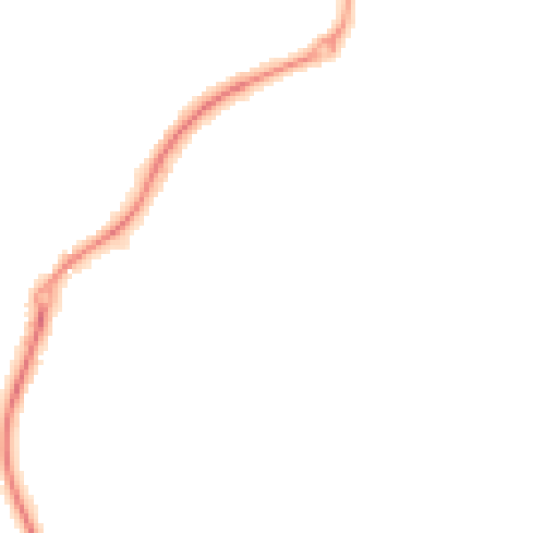 Night-time road noise heatmap for ST8 6DT