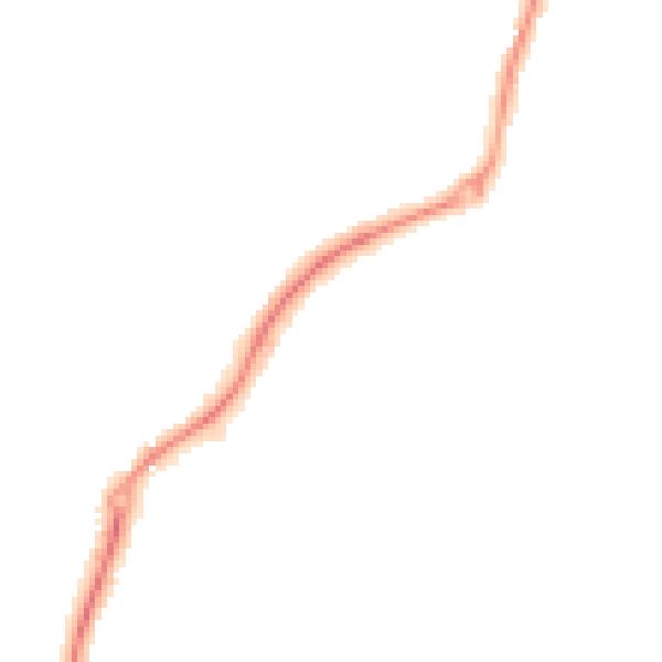 Night-time road noise heatmap for ST8 6ED