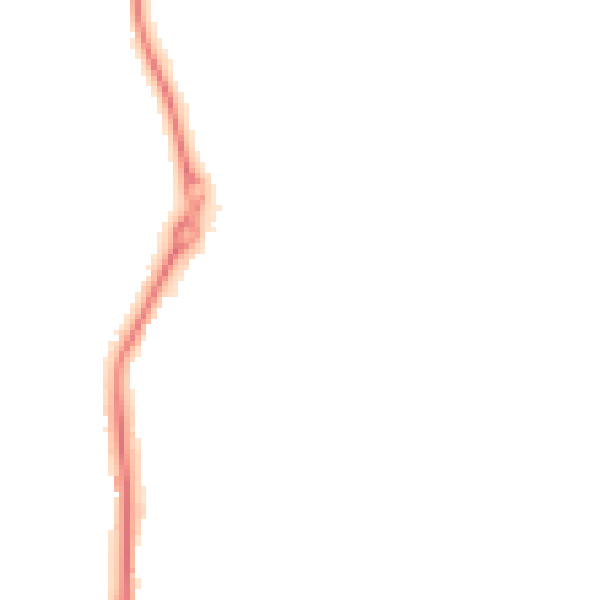 Night-time road noise heatmap for ST8 6LF