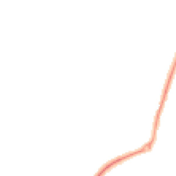 Night-time road noise heatmap for ST8 6QG