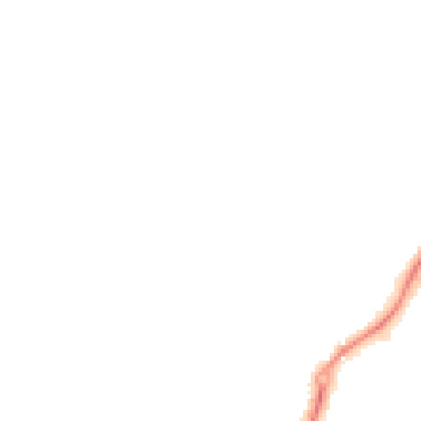 Night-time road noise heatmap for ST8 6RS