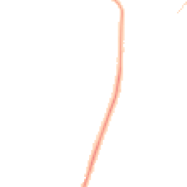 Night-time road noise heatmap for ST8 6TE