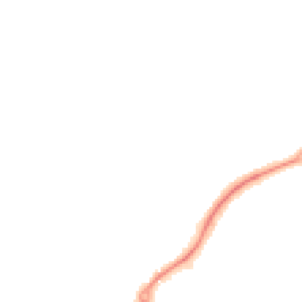 Night-time road noise heatmap for ST8 6UA