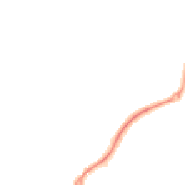Night-time road noise heatmap for ST8 6UD