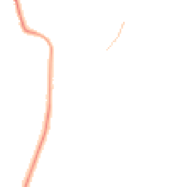 Night-time road noise heatmap for ST8 7GZ