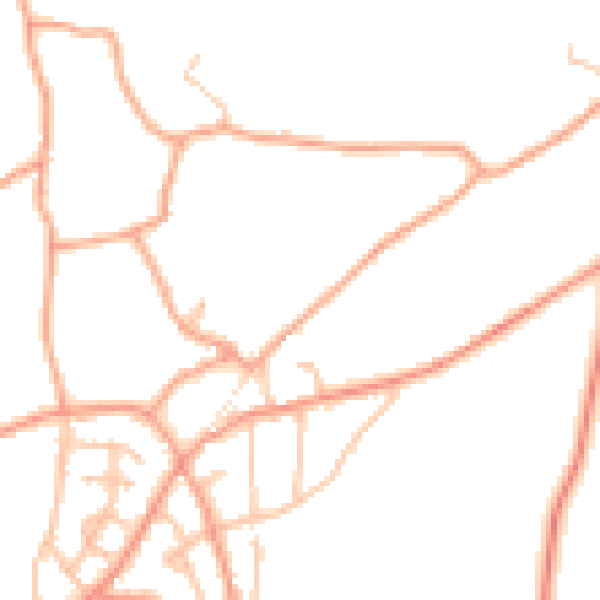 Daytime road noise heatmap for ST8 7HP