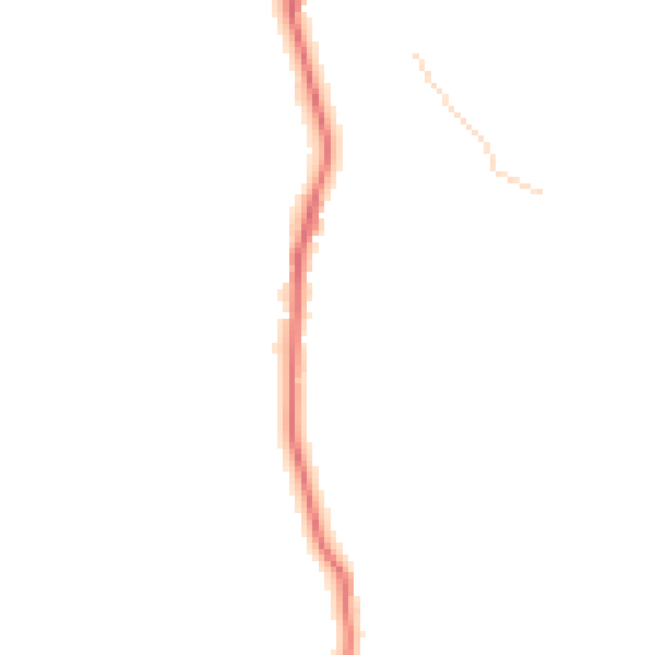 Night-time road noise heatmap for ST8 7QE