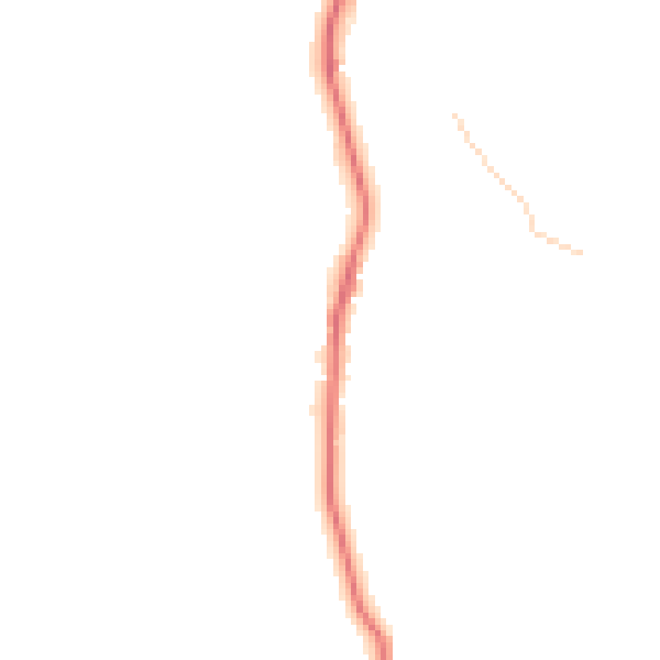 Night-time road noise heatmap for ST8 7QH