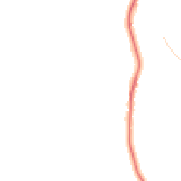 Night-time road noise heatmap for ST8 7QZ