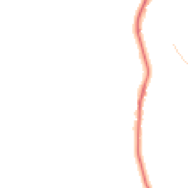 Night-time road noise heatmap for ST8 7RA