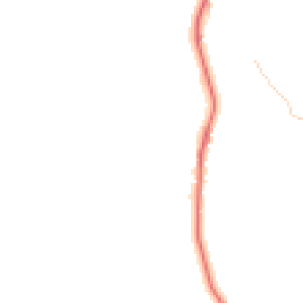 Night-time road noise heatmap for ST8 7RB