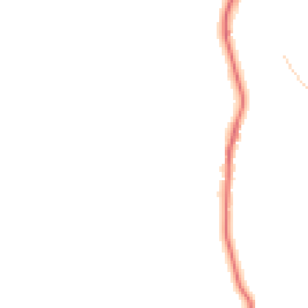 Night-time road noise heatmap for ST8 7RD