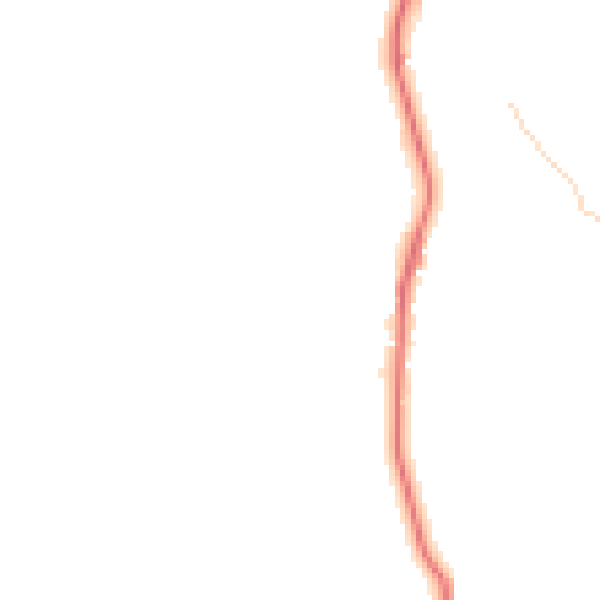 Night-time road noise heatmap for ST8 7RE