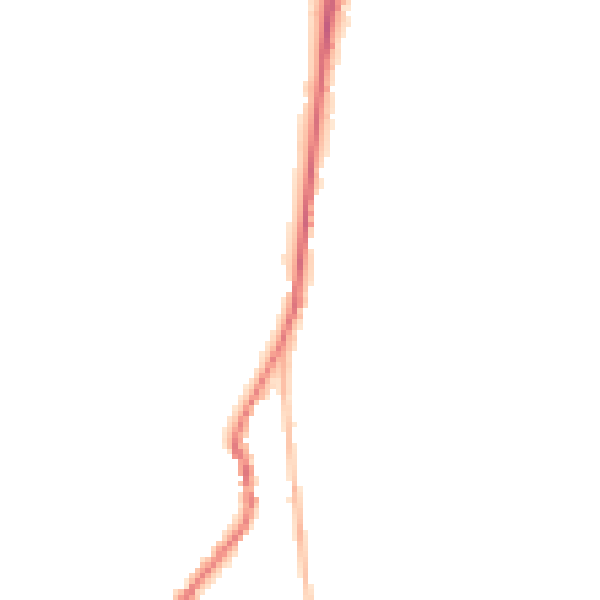Night-time road noise heatmap for ST9 0BB