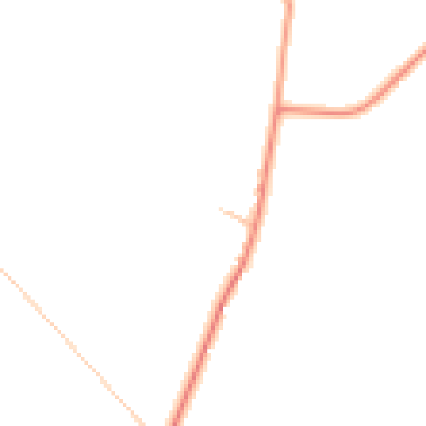 Daytime road noise heatmap for ST9 0BP