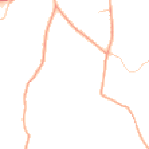 Daytime road noise heatmap for ST9 9QQ