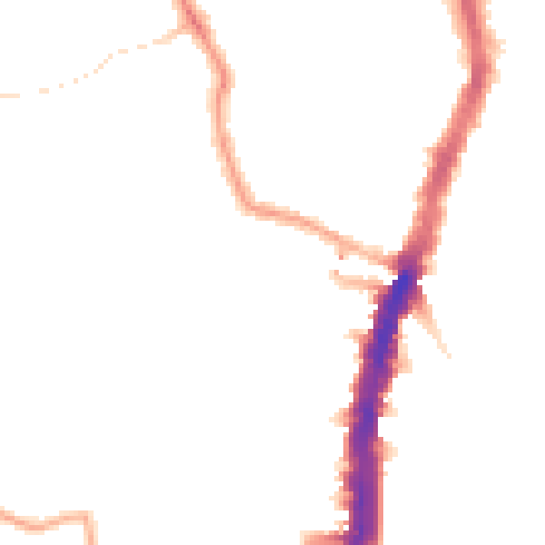 Night-time road noise heatmap for SW16 1AA