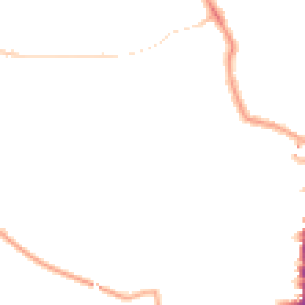 Night-time road noise heatmap for SW16 1AD