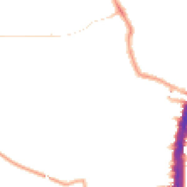 Night-time road noise heatmap for SW16 1AG