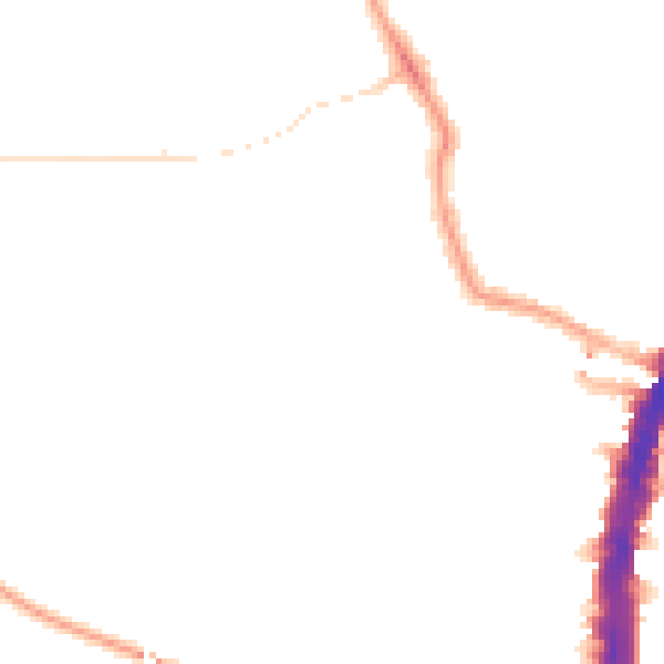 Night-time road noise heatmap for SW16 1AN
