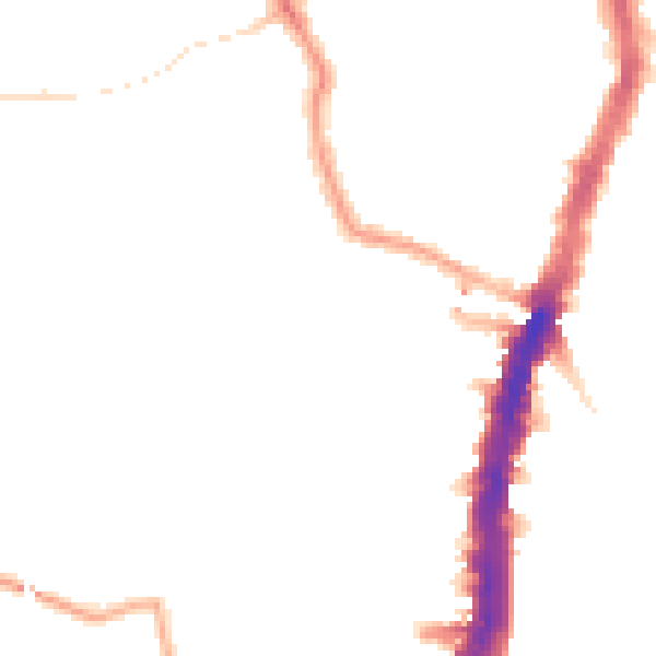 Night-time road noise heatmap for SW16 1AR