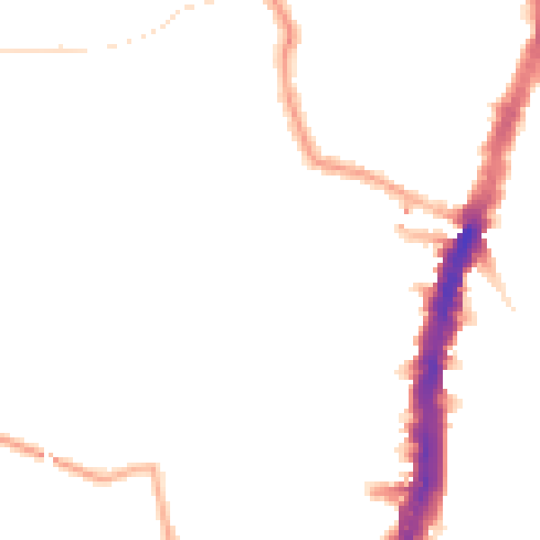 Night-time road noise heatmap for SW16 1AS