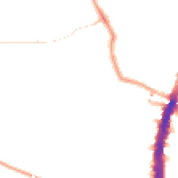 Night-time road noise heatmap for SW16 1BA