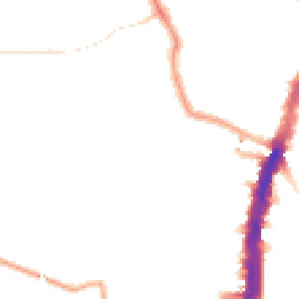 Night-time road noise heatmap for SW16 1BD