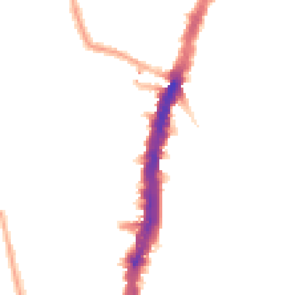 Night-time road noise heatmap for SW16 1BX