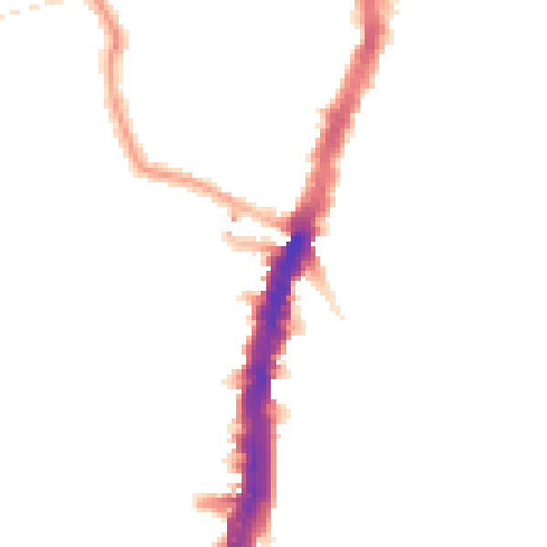 Night-time road noise heatmap for SW16 1DB
