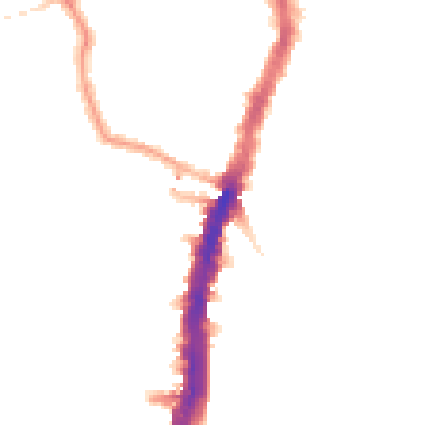Night-time road noise heatmap for SW16 1DD