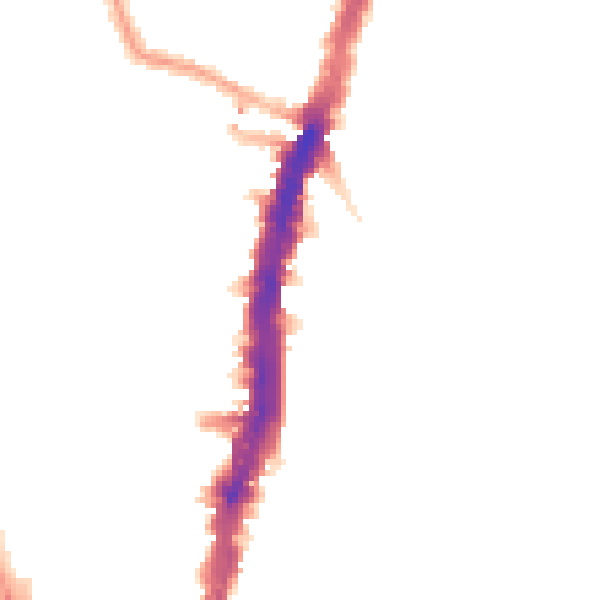 Night-time road noise heatmap for SW16 1DJ