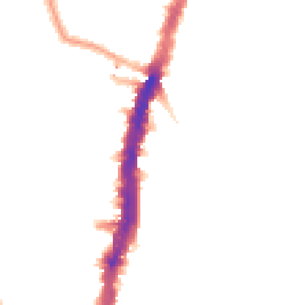 Night-time road noise heatmap for SW16 1DL