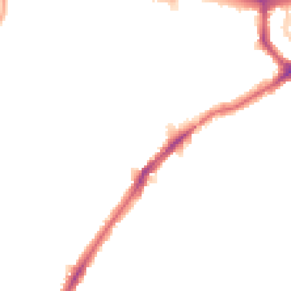 Night-time road noise heatmap for SW16 1DQ