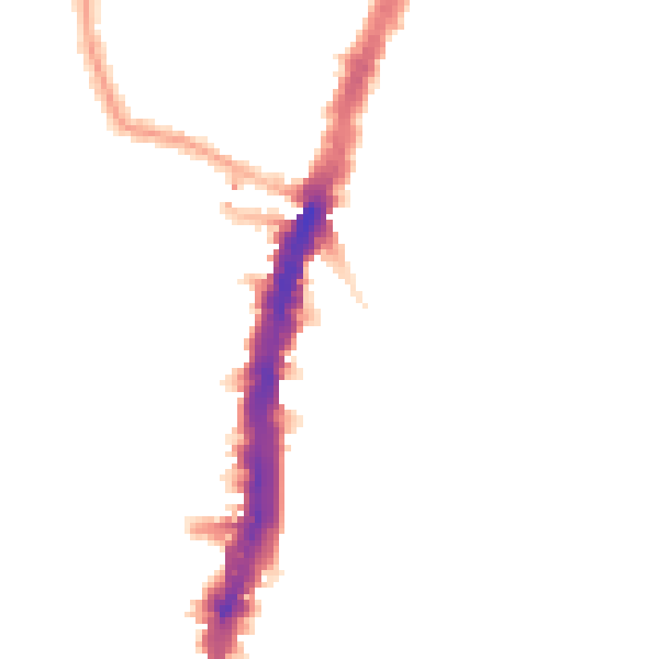 Night-time road noise heatmap for SW16 1EE