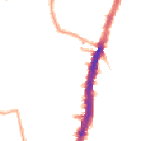 Night-time road noise heatmap for SW16 1NF