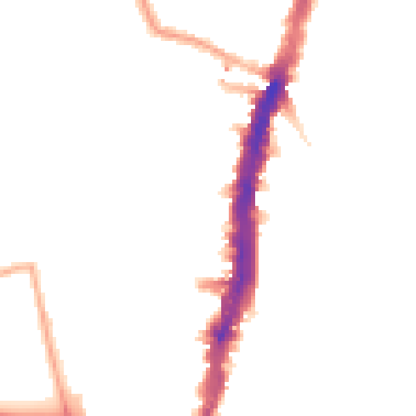 Night-time road noise heatmap for SW16 1NH