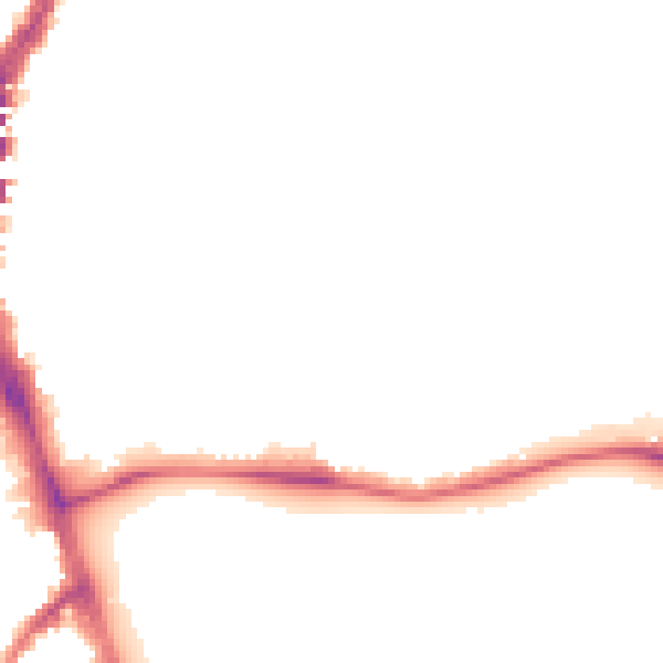 Night-time road noise heatmap for SW16 2EW