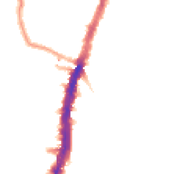 Night-time road noise heatmap for SW16 2PQ
