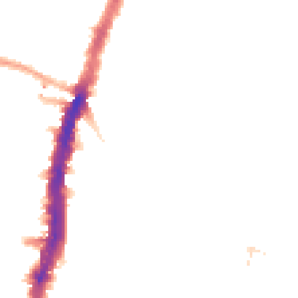Night-time road noise heatmap for SW16 2PW