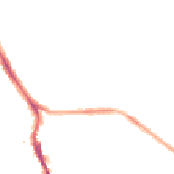 Night-time road noise heatmap for SW16 3BD